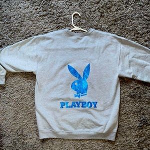 PLAYBOY CREWNECK SWEATSHIRT. SIZE LARGE (men's sizing for reference).